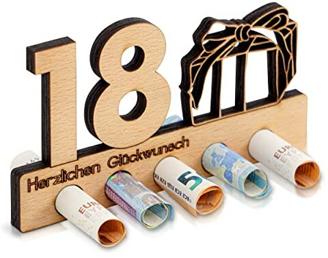 DARO Design - 18. Geburtstag Geldgeschenk Holz