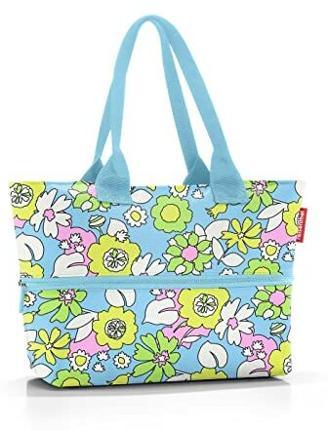 reisenthel shopper e1 - Großraumtasche aus hochwertigem Polyestergewebe, Farbe:florist lagoon