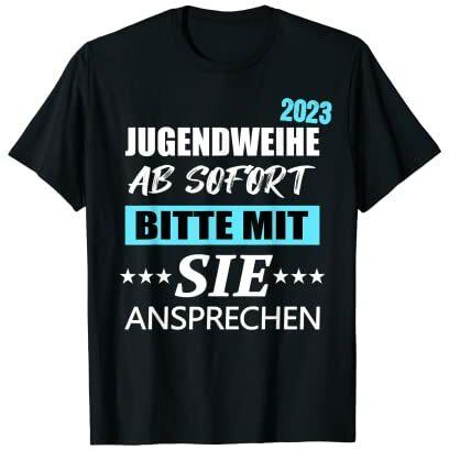 Jugendweihe 2023 Geschenk Junge Mädchen Deko T-Shirt