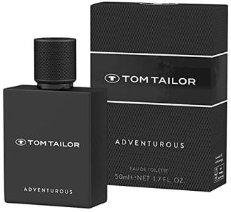 Tom Tailor Herren Parfum Adventurous for him EdT 50ml I holziges aufregendes I Männer Parfüm für jedes Alter I aromatischer Herrenduft aus Bergamotte, Lavandin & Vanille I Casual & einzigartig