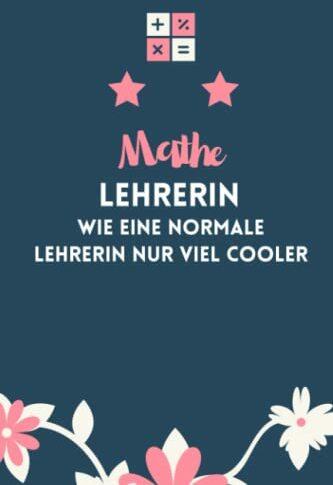 Notizbuch als Geschenk für mathe lehrerin lehrer,mathe lehrerin zu Weihnachten Lustig ,mathe lehrerin Geschenke Witzig,mathe lehrerin lehrer ... Notizbuch als mathe lehrerin lehrer