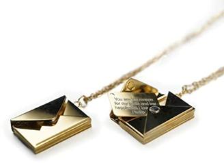 Heideman Laurel Personalisierte Namenskette mit Gravur Gold farbend Personalisierter Schmuck, Geschenke für Damen