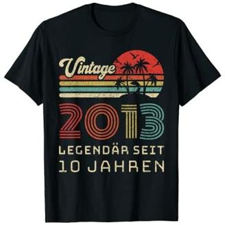 Vintage 2013 Legendär seit 10 Jahren 10 Geburtstag T-Shirt