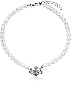 CRAFX Saturn Planet Armband für Frauen Perlenkette Armband für Teenager Mädchen Beste Freundin Freundin Geburtstag Jahrestag Schmuck Geschenk,Silber