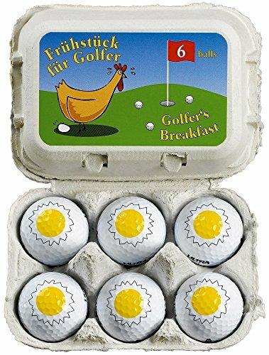 Fröhliches Golfer-Frühstück: 6 originelle Golfball-Eier in witziger  Verpackung