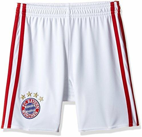 adidas Jungen Fußball/Heim-Shorts FC Bayern München Replica Heimshorts, White/FCB True Red, 176