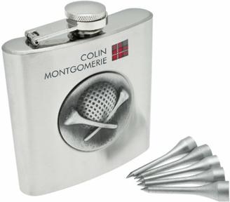 Colin Montgomerie Flachmann Golfer Hüft Flaschen Set