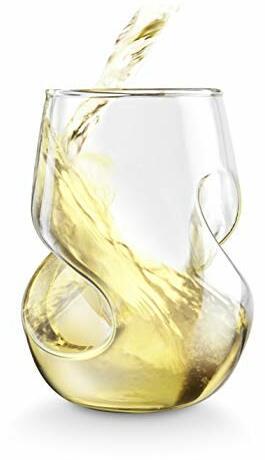 Final Touch Conundrum White Wine Glasses Weißweingläser - Hand durchgebrannte Glas 266ml - Packung mit 4