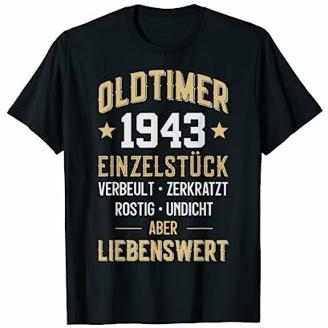 80 JAHRE OLDTIMER 1943 80. GEBURTSTAG T-Shirt