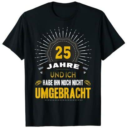 25ter Hochzeitstag Ehefrau 25 Jahre Ehe Silberhochzeit T-Shirt