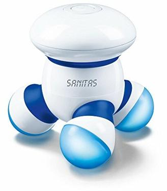 Sanitas SMG 11 Mini-Massager - Vibrationsmassage Zuhause und unterwegs, für Rücken, Nacken, Arme, Beine