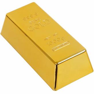 GreatGadgets Türstopper Goldbarren, aus Hartkunststoff, Gold