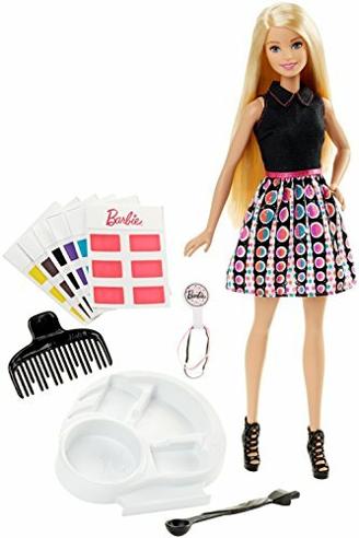 Mattel Barbie DHL90 - Modepuppen, Haarfarben-Zauber Barbie