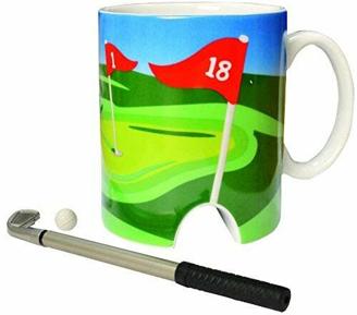 Longridge Golf Mug und Mini Putter - White