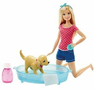Mattel Barbie Hundebad Spielset & Puppe