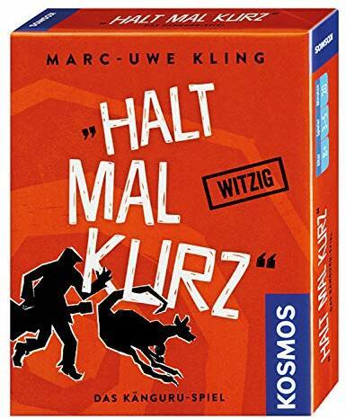 Kosmos 740382 - Halt mal kurz, Das Känguru-Spiel, Witziges Kartenspiel von Bestsellerautor Marc-Uwe Kling, mit exklusiver K?nguru-Story