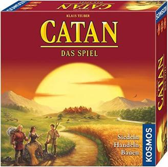 Kosmos 693602 Catan - Das Spiel, spannendes Strategiespiel für 3-4 Personen ab 10 Jahren, Brettspiel-Klassiker, Familienspiel, Basisspiel - Eigenständiges Spiel, Mehrfarbig