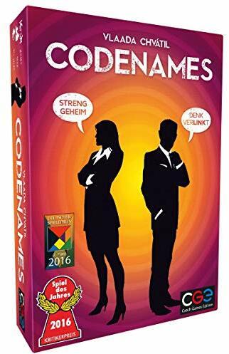 Heidelberger Spieleverlag, CGE CZ066 - Codenames - Kommunikationsspiel, für 2-8 Spieler, ab 10 Jahren - Deutsch