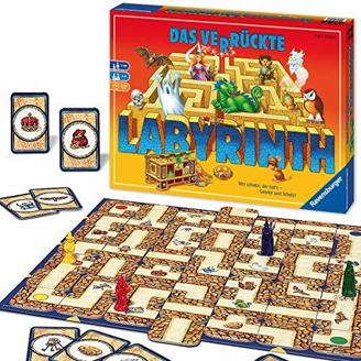Ravensburger Familienspiel 26446 - Das verrückte Labyrinth - Kinder- und Gesellschaftsspiel, für Kinder und Erwachsene, 2-4 Spieler, ab 7 Jahren