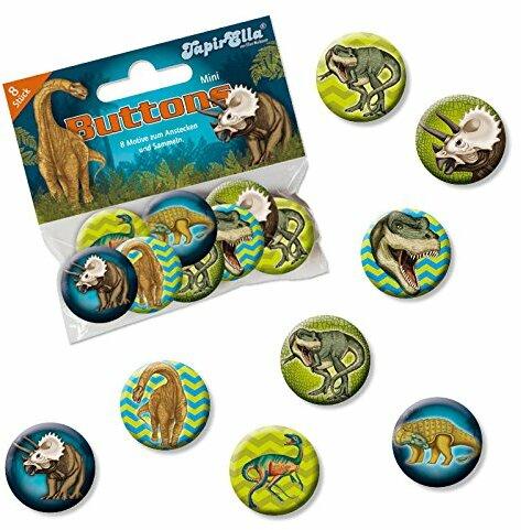 Mini Button Dinosaurier