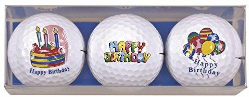 Golfbälle Happy Birthday