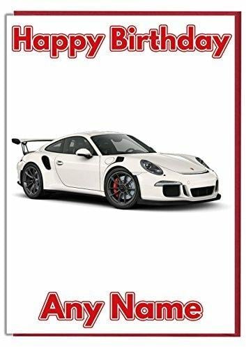 Porsche Geburtstagskarte