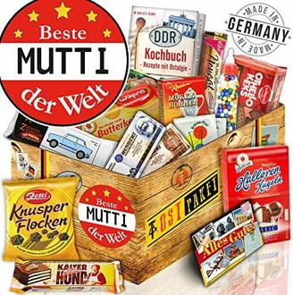 BESTE MUTTI DER WELT - Geschenk Set für MUTTI - DDR Süssigkeiten Box