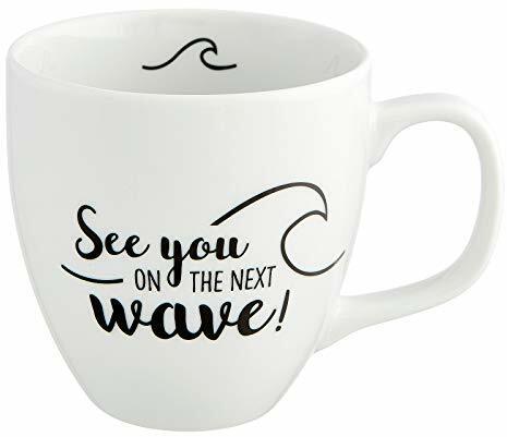 Jumbo Tasse mit Spruch "See You on The Next Wave"