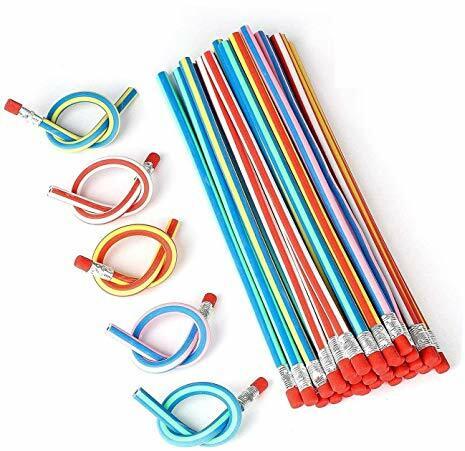 Biegebleistifte,25 pcs Bunt Biegebleistift,Flexible Biegsame Bleistifte, Biegbare Bleistifte,Biegsam Magic Biegebleistift für Kinder - Ideal Kleine Geschenke für Kinder