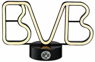 Borussia Dortmund Unisex Bvb-led Dekoleuchte Dekoration, Kunststoff , Schwarz, Einheitsgröße EU