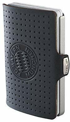 I-CLIP Original Silver FC Bayern München Emblem Black, Geldbörse, Kartenetui, Wallet