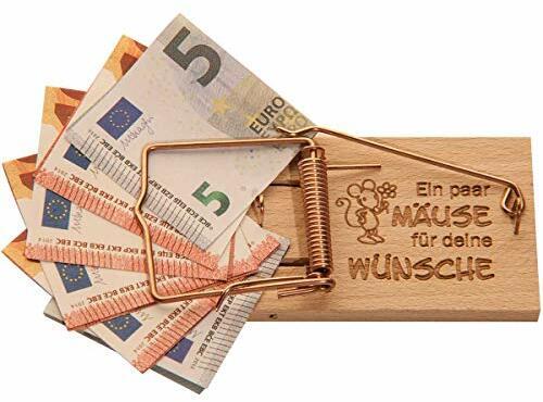 Spruchreif · Mausefalle Geldgeschenk 🐭🧀 witzige Geschenkidee zu Weihnachten · Hochzeit · Geburtstag · Geldgeschenke Mausefalle mit Sprüchen