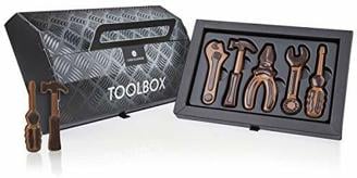 Toolbox - Werkzeug aus Schokolade |Schokoladenwerkzeug | Schokolade Geschenk | Geschenk für Männer | Geschenk Vatertag | Schokolade Werkzeugkasten | Geschenk für papa | Bastler geschenk | Alkoholfrei
